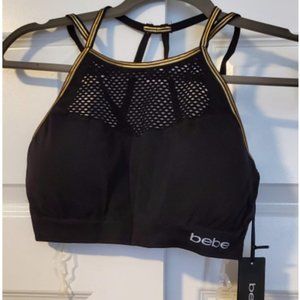 Bebe Logo Sports Bra - Size Large